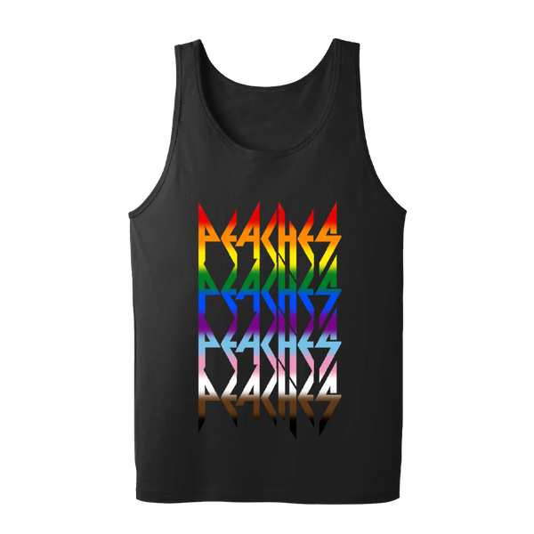 Peaches Pride Black Tank