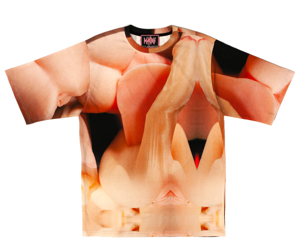 Peaches Limited Edition Orgy Stills Allover Printed Tee