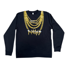 Peaches Gold Chain Crewneck Sweatshirt