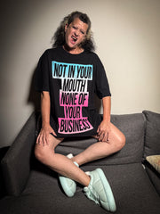 Not In Your Mouth Trans Flag Shirt