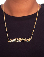 FTPA Gold Necklace & Shirt bundle