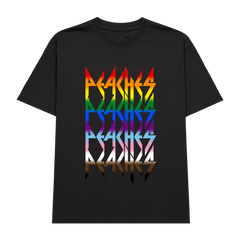 Peaches Pride Black Tee