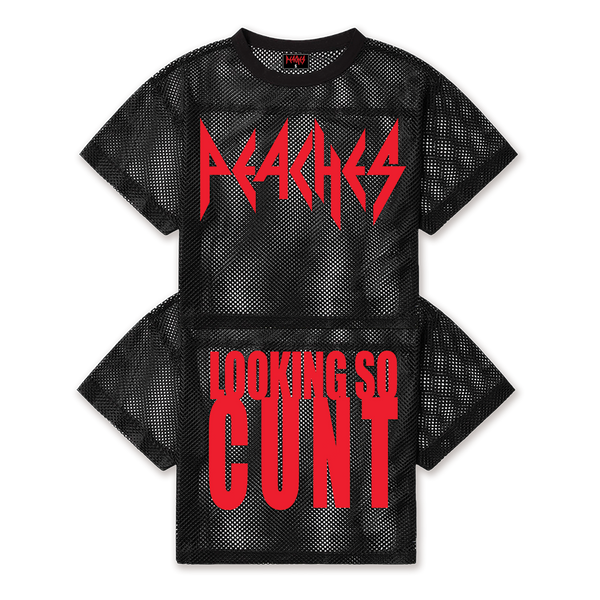 LOOKING SO CUNT MESH CROP JERSEY