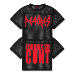 LOOKING SO CUNT MESH CROP JERSEY