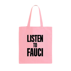 PEACHES PUSSY MASK PINK TOTE